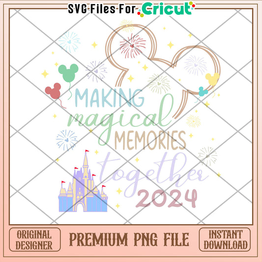 Disney 2024 PNG Magical Memories