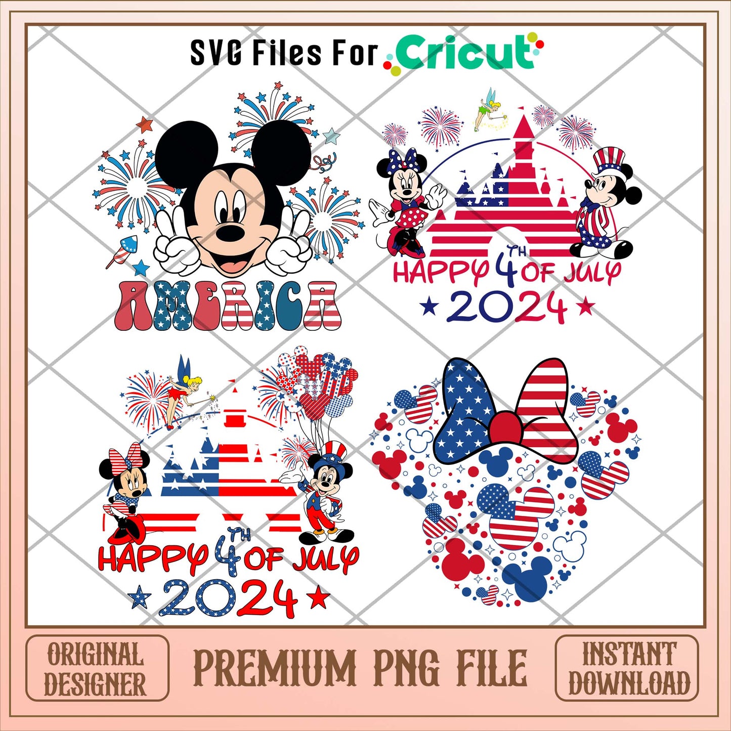 Disney 4th of july png bundle ver 3