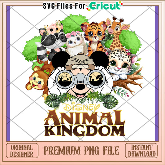 Disney Animal Kingdom PNG Design for Kids Crafts