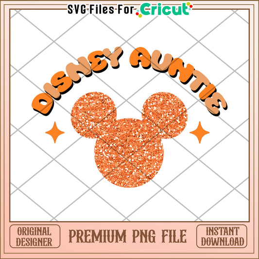 Disney Auntie PNG Sublimation Design