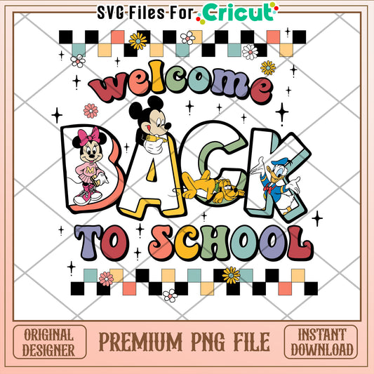 Disney Back to School PNG