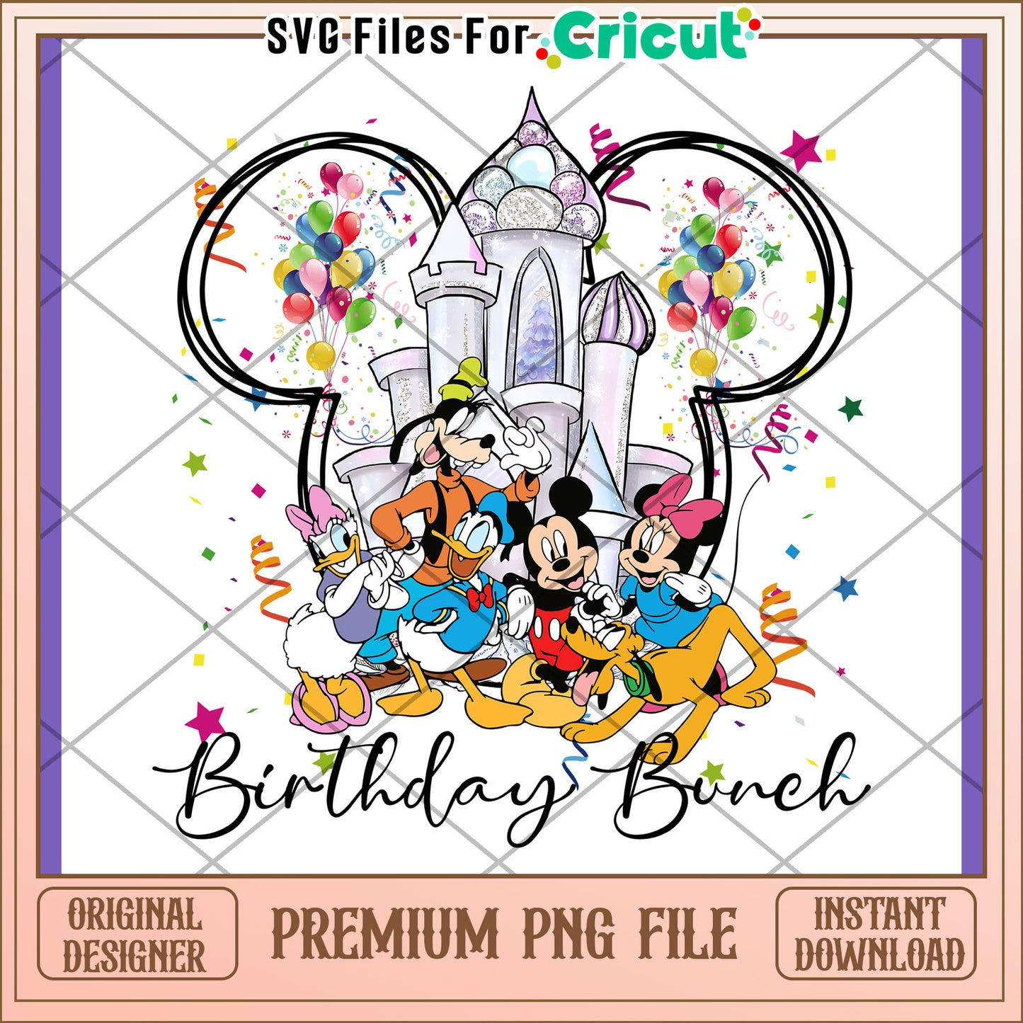 Disney Birthday PNG Mickey Mouse Bunch