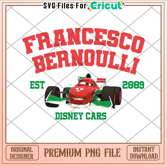 Disney Cars Francesco Bernoulli PNG