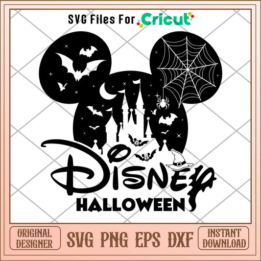 Disney Castle Mickey Mouse halloween svg,  Disney characters svg, Digital Download