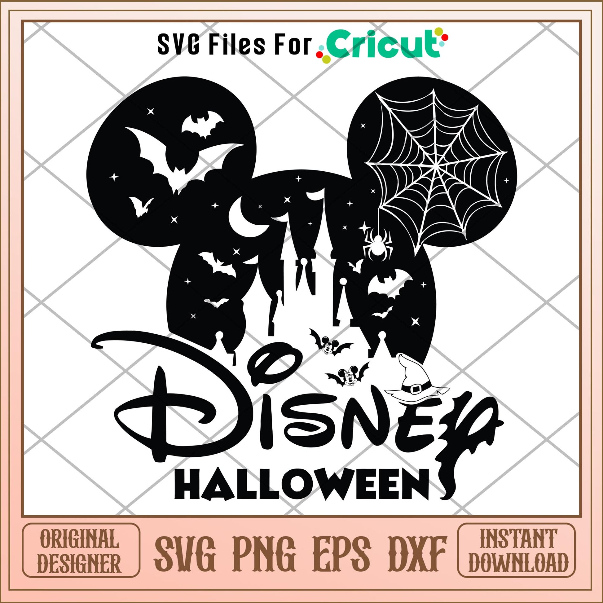 Disney Castle Mickey Mouse halloween svg, Disney characters svg, Digital Download