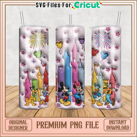 Disney Castle Tumbler PNG