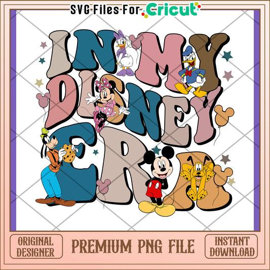 Disney Character PNG Design for Instant Download