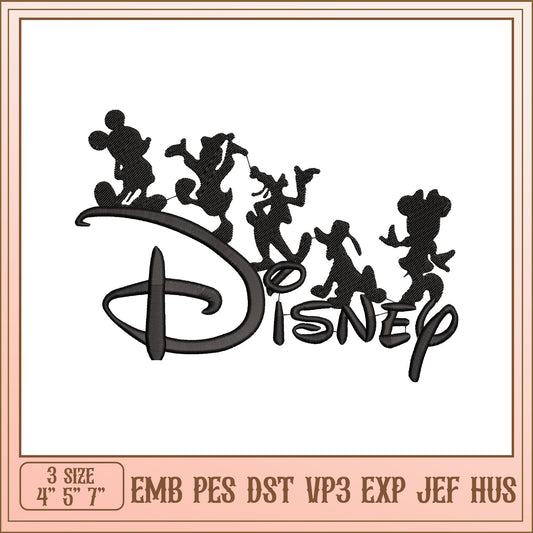Disney Characters Embroidery Design