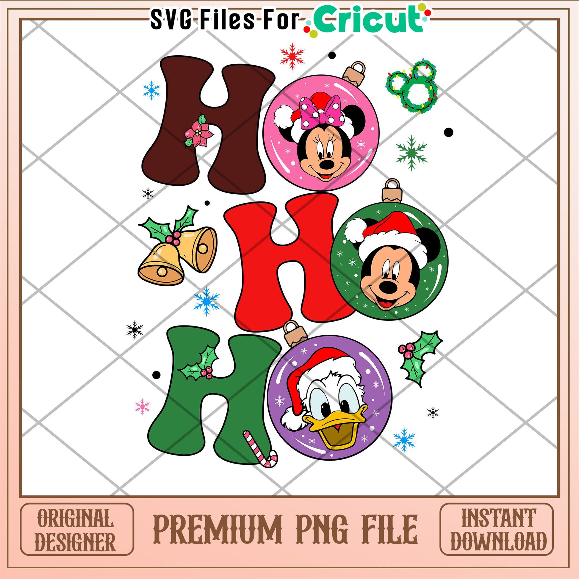 Disney Christmas Ho Ho Ho PNG