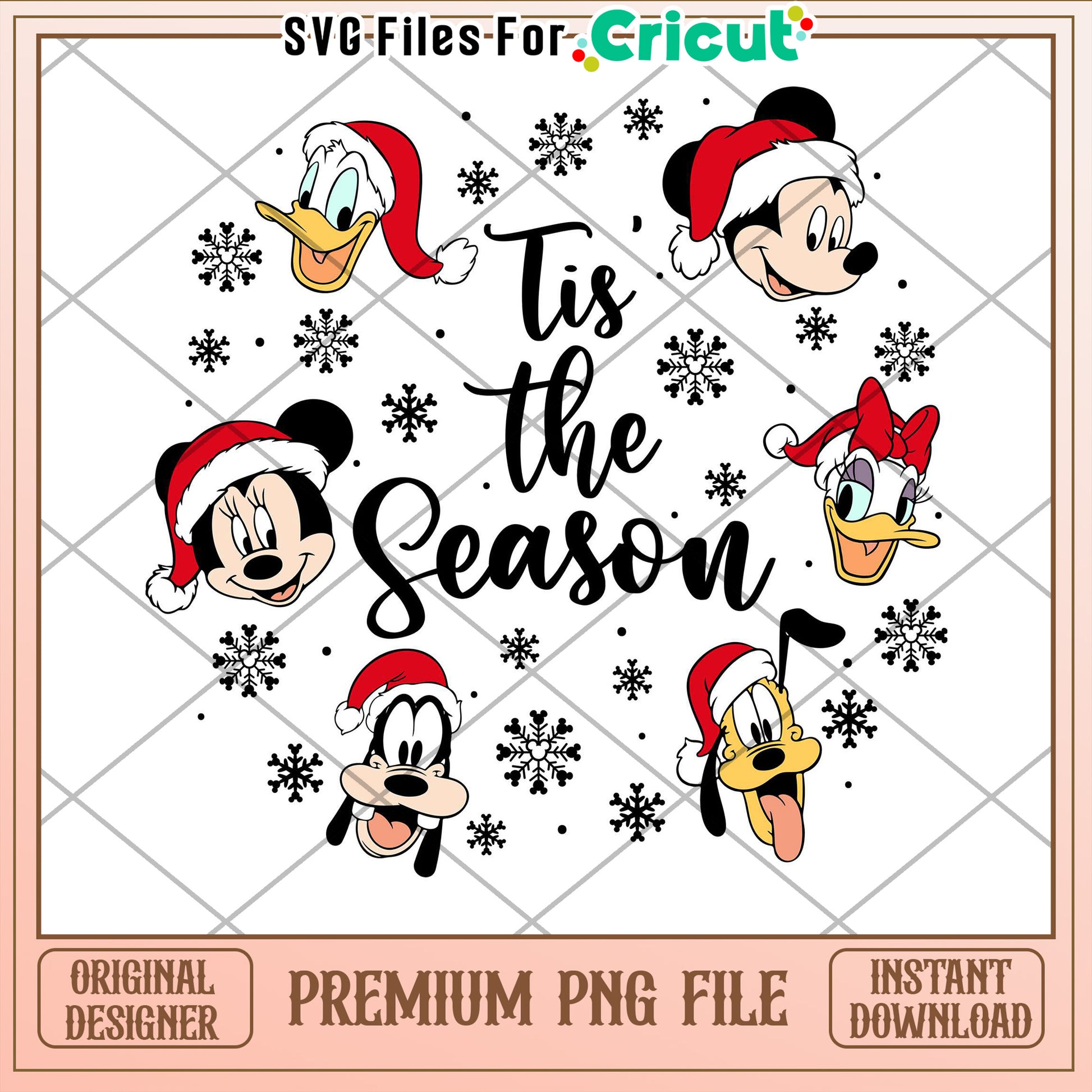 Disney Christmas PNG Design Download
