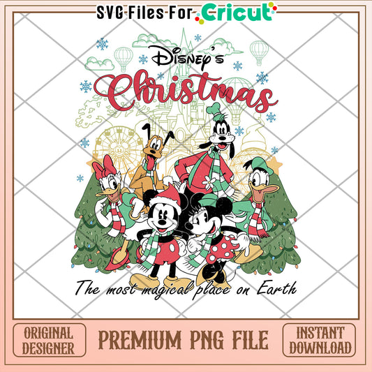Disney Christmas PNG Sublimation