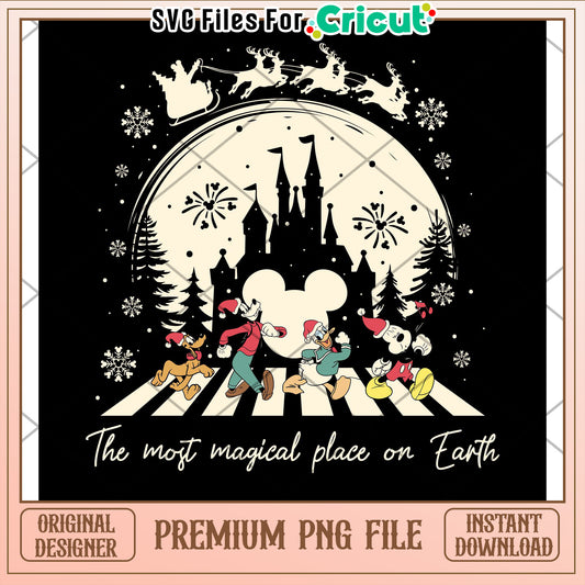 Disney Christmas PNG Sublimation Design