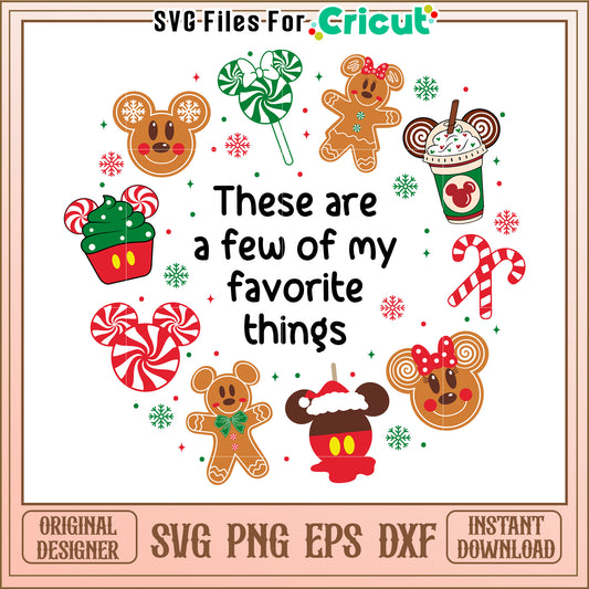 Disney Christmas SVG Bundle - Instant Download