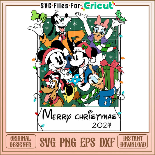 Disney Christmas SVG Bundle 2024