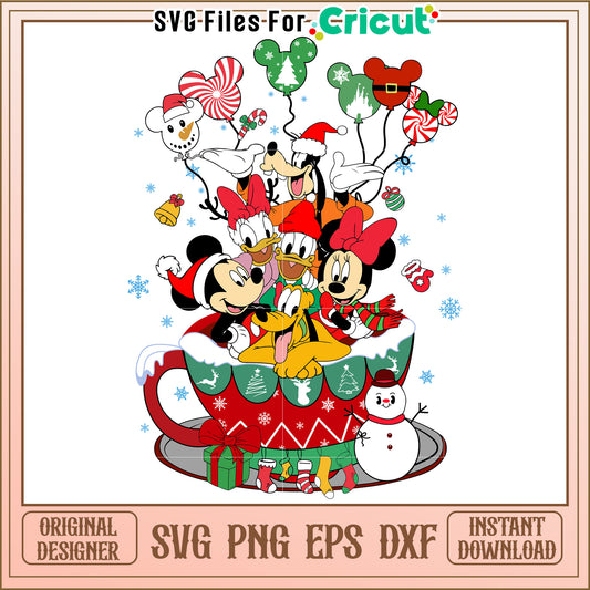 Disney Christmas SVG Bundle Instant Download