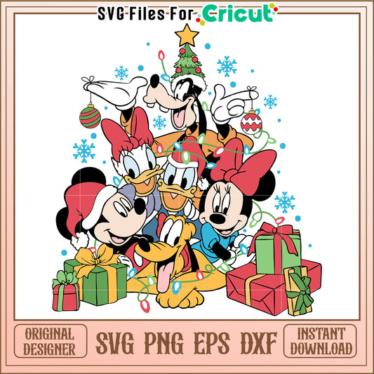 Disney Christmas SVG PNG EPS DXF