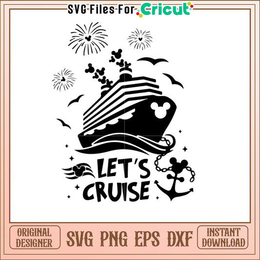 Disney Cruise SVG Cut File