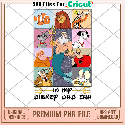 Disney Dad Era PNG Sublimation Design