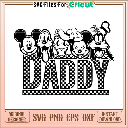 Disney Daddy SVG Cut File