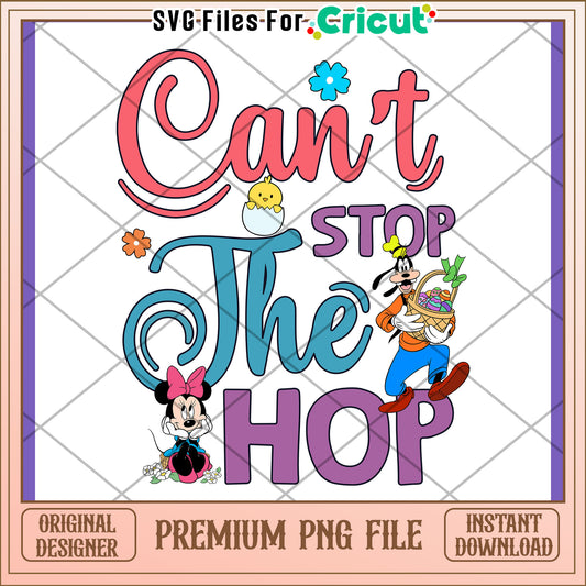 Disney Easter PNG Cant Stop the Hop