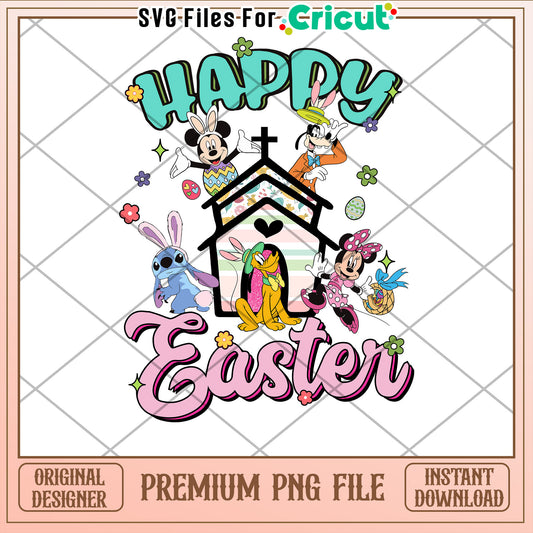 Disney Easter PNG Design Instant Download