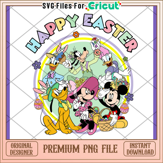 Disney Easter PNG Happy Easter Mickey Mouse Design