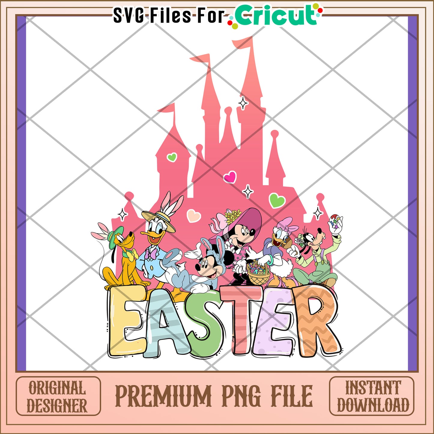 Disney Easter PNG Premium Instant Download