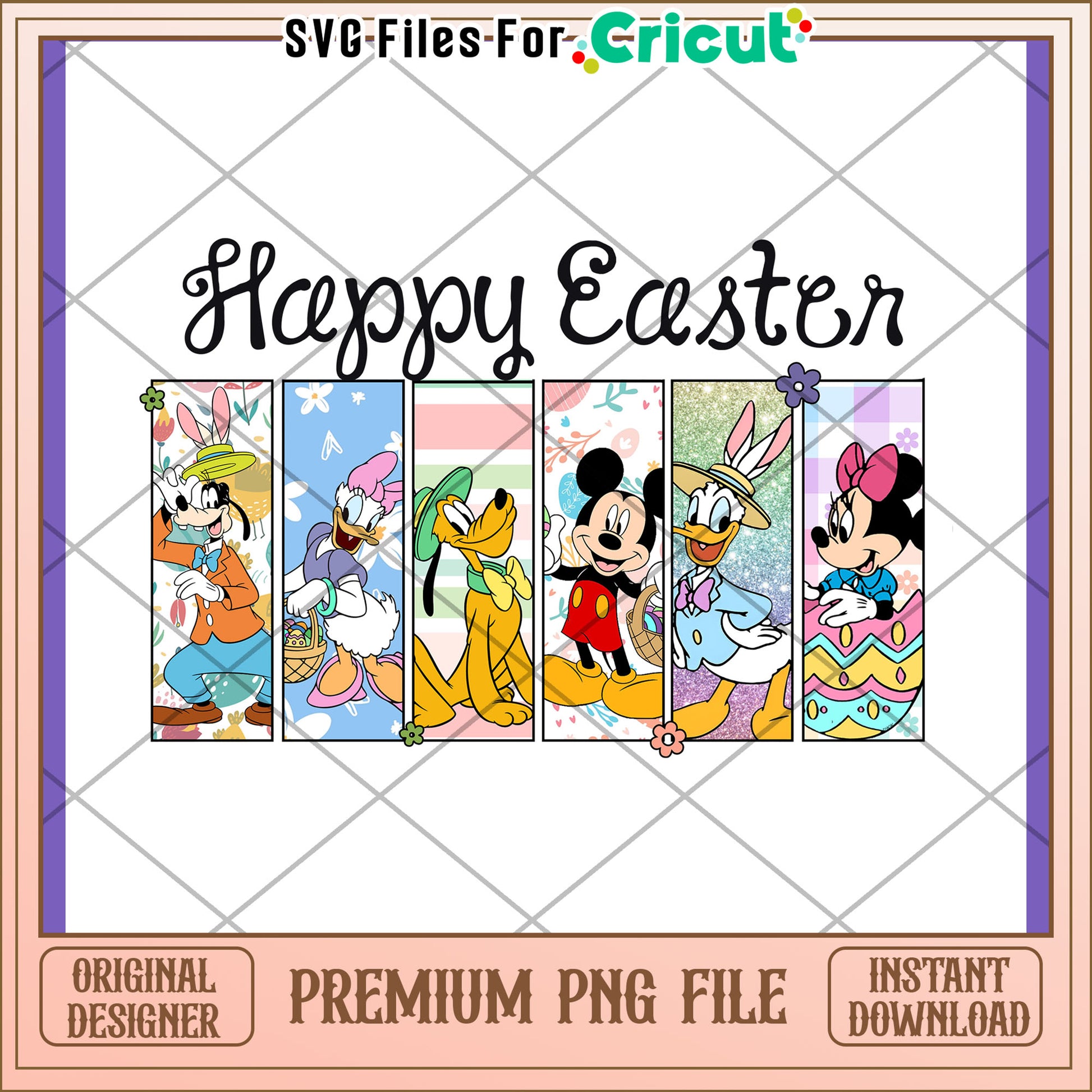 Disney Easter PNG Sublimation Design