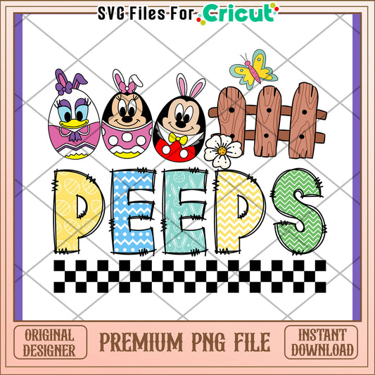 Disney Easter Peeps PNG Design