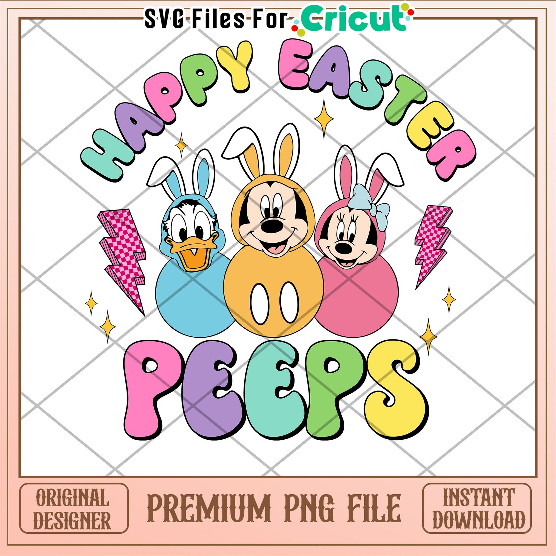 Disney Easter Peeps PNG Sublimation