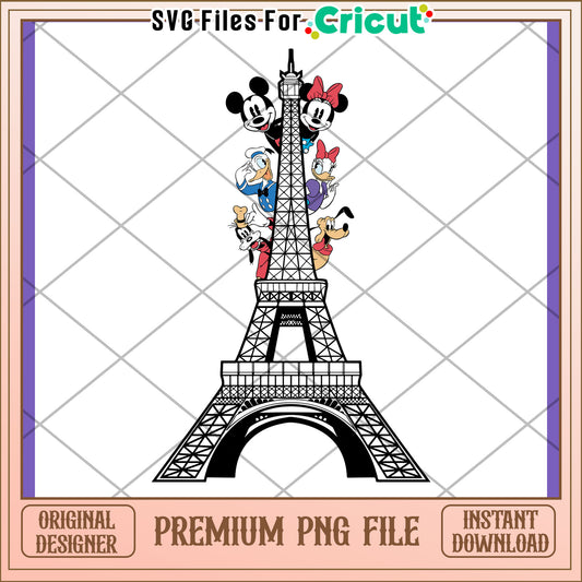 Disney Eiffel Tower PNG Download