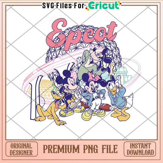 Disney Epcot PNG Cricut File