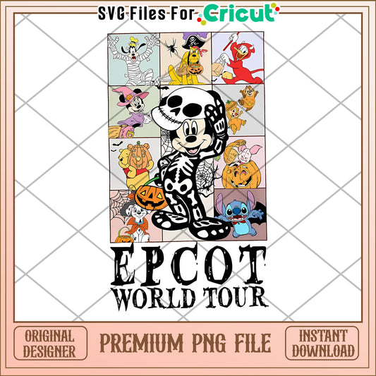 Disney Epcot World Tour Halloween png, halloween kills​ png, halloween era png