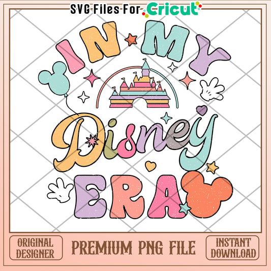 Disney Era PNG Design for Cricut Fun Crafts and Projects