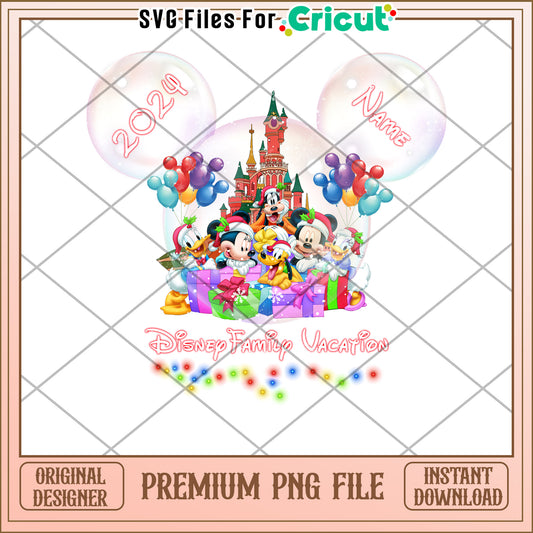 Disney Family Christmas Vacation PNG