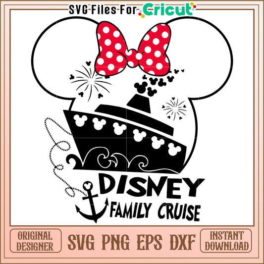 Disney Family Cruise SVG Design
