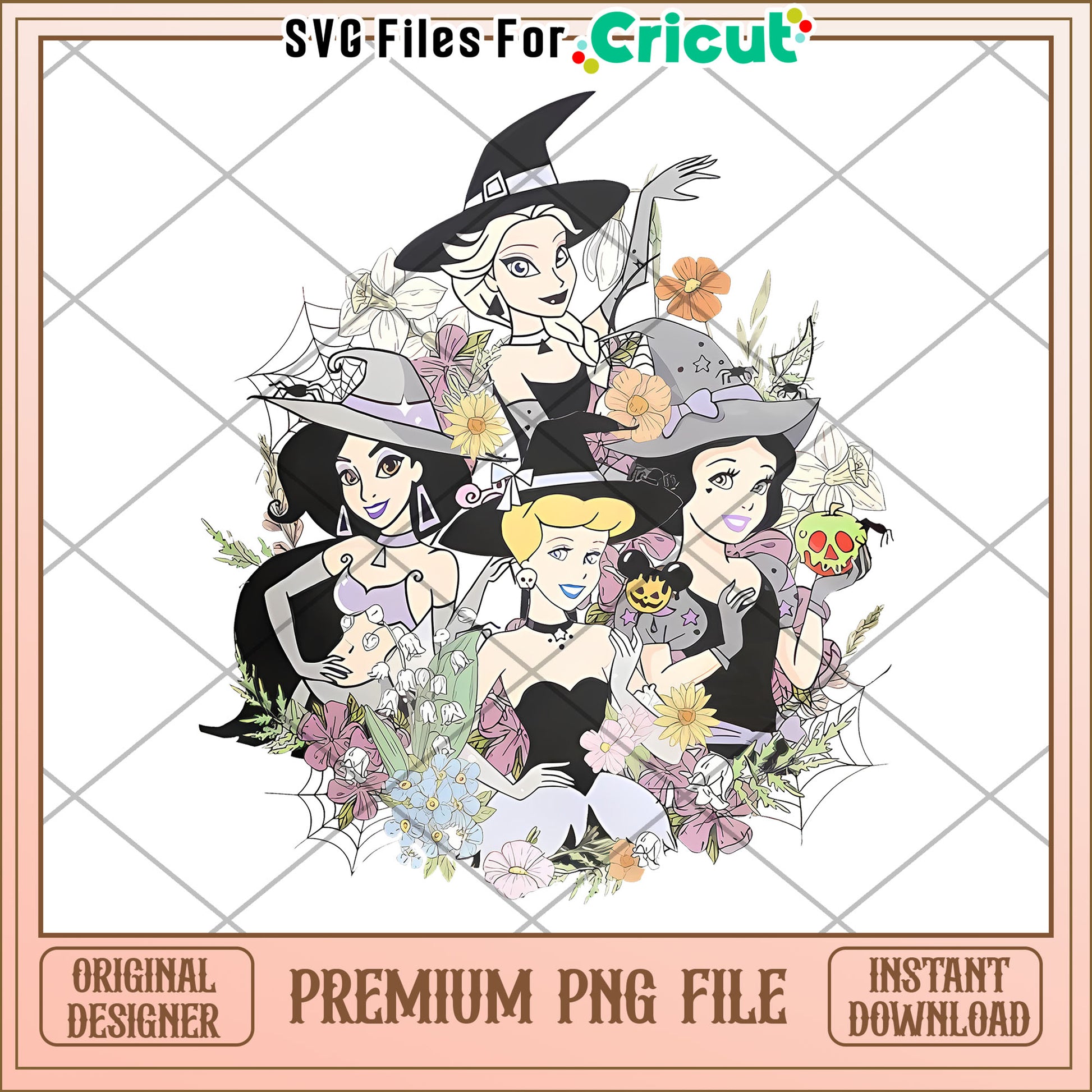 Disney Floral Halloween Princess png, halloween kills​ png, halloween era png