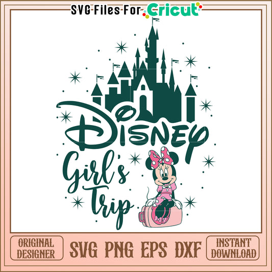 Disney Girls Trip SVG Cut File