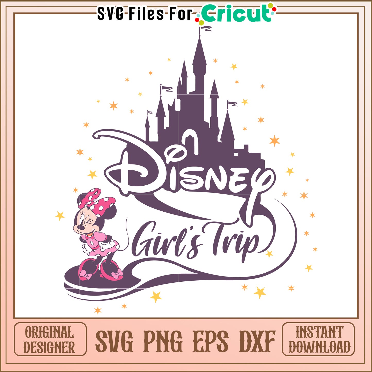 Disney Girls Trip SVG Design - Minnie Mouse