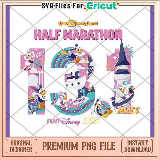 Disney Half Marathon 13.1 PNG