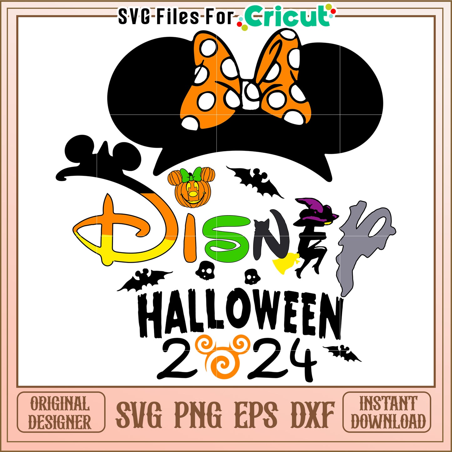 Disney Halloween 2024 SVG Design