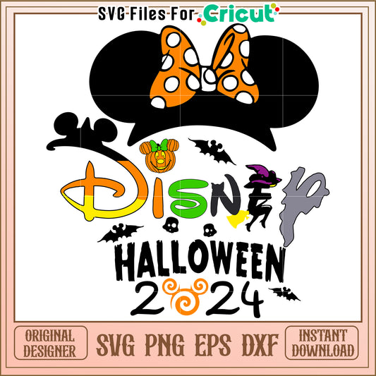 Disney Halloween 2024 SVG Design