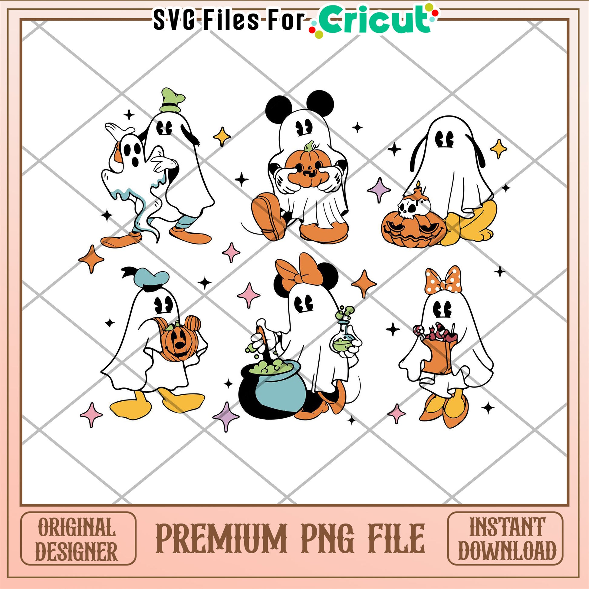 Disney Halloween Ghost PNG Bundle