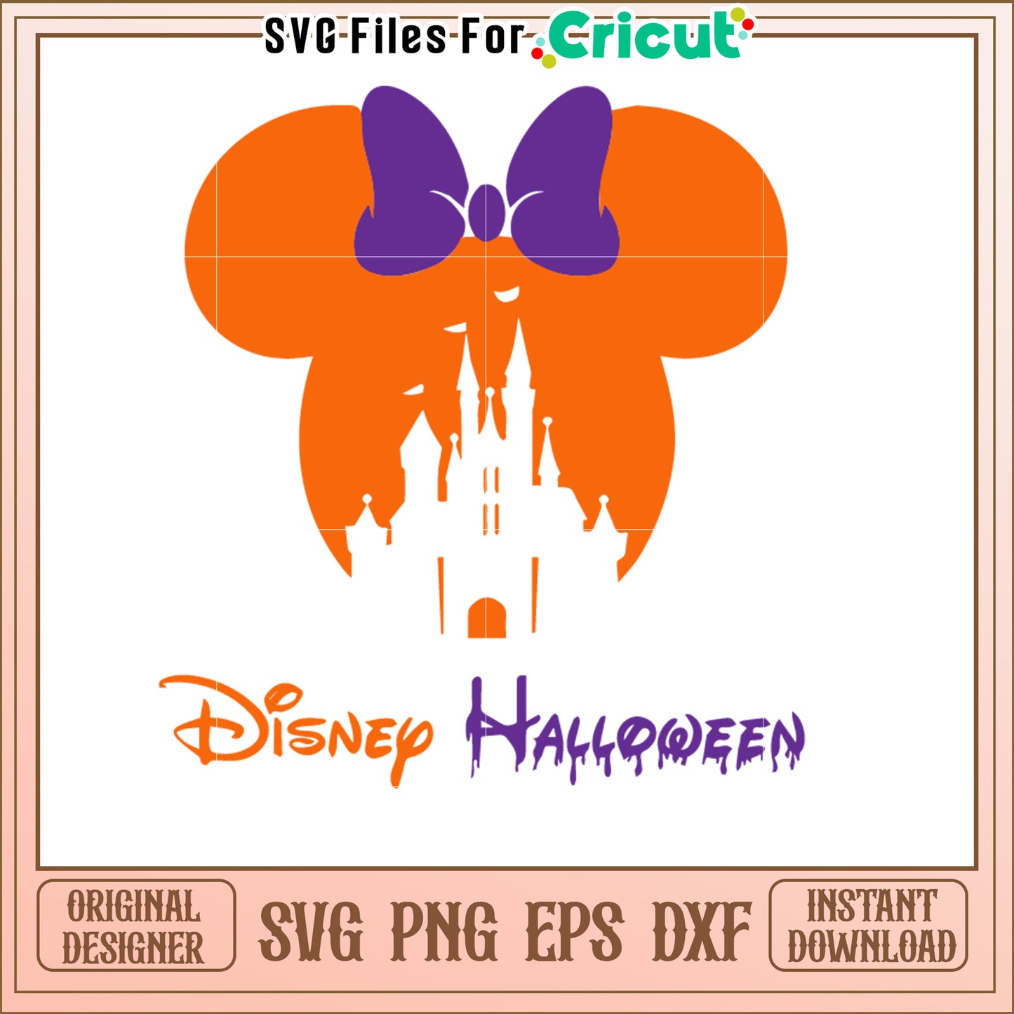 Disney Halloween Minnie Mouse SVG