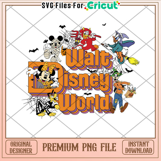Disney Halloween PNG Sublimation