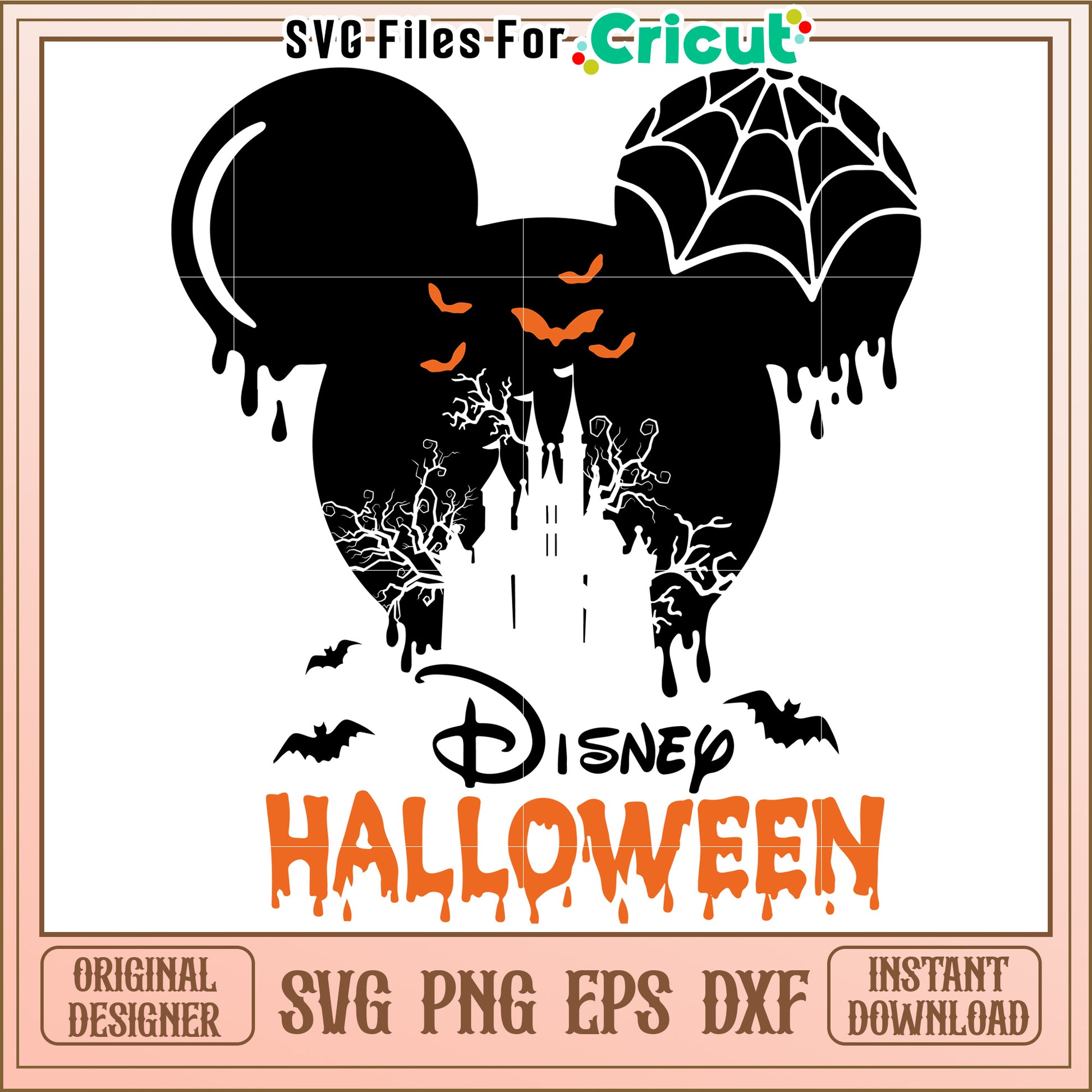Disney Halloween SVG Design Instant Download