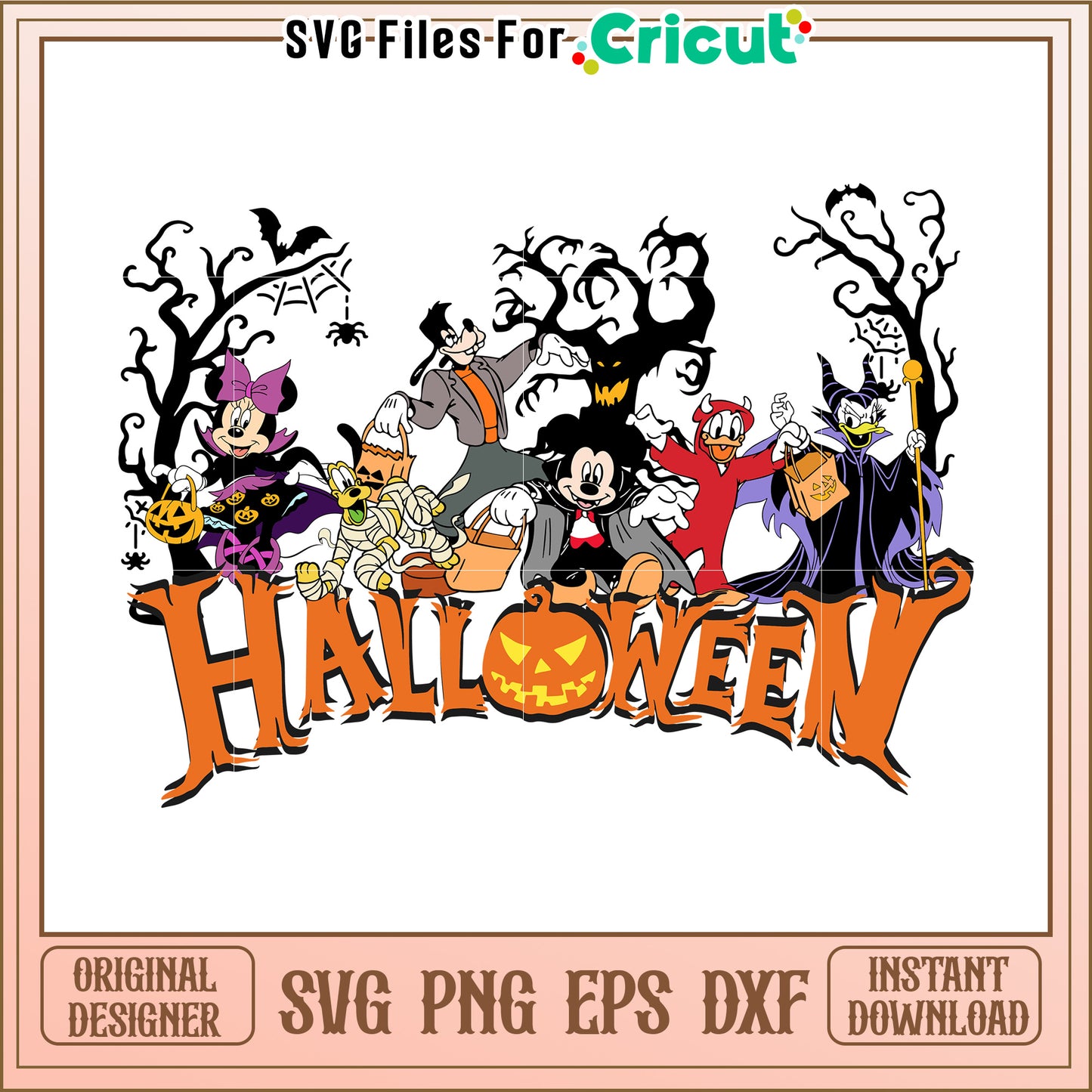 Disney Halloween SVG PNG EPS DXF