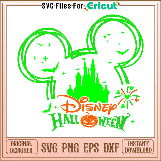 Disney Halloween SVG, PNG, EPS, DXF