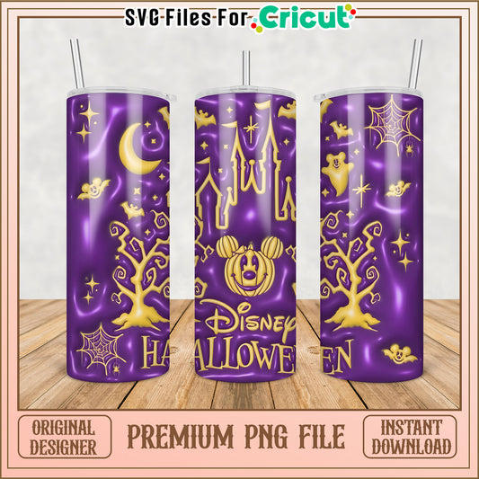Disney Halloween Tumbler PNG Design