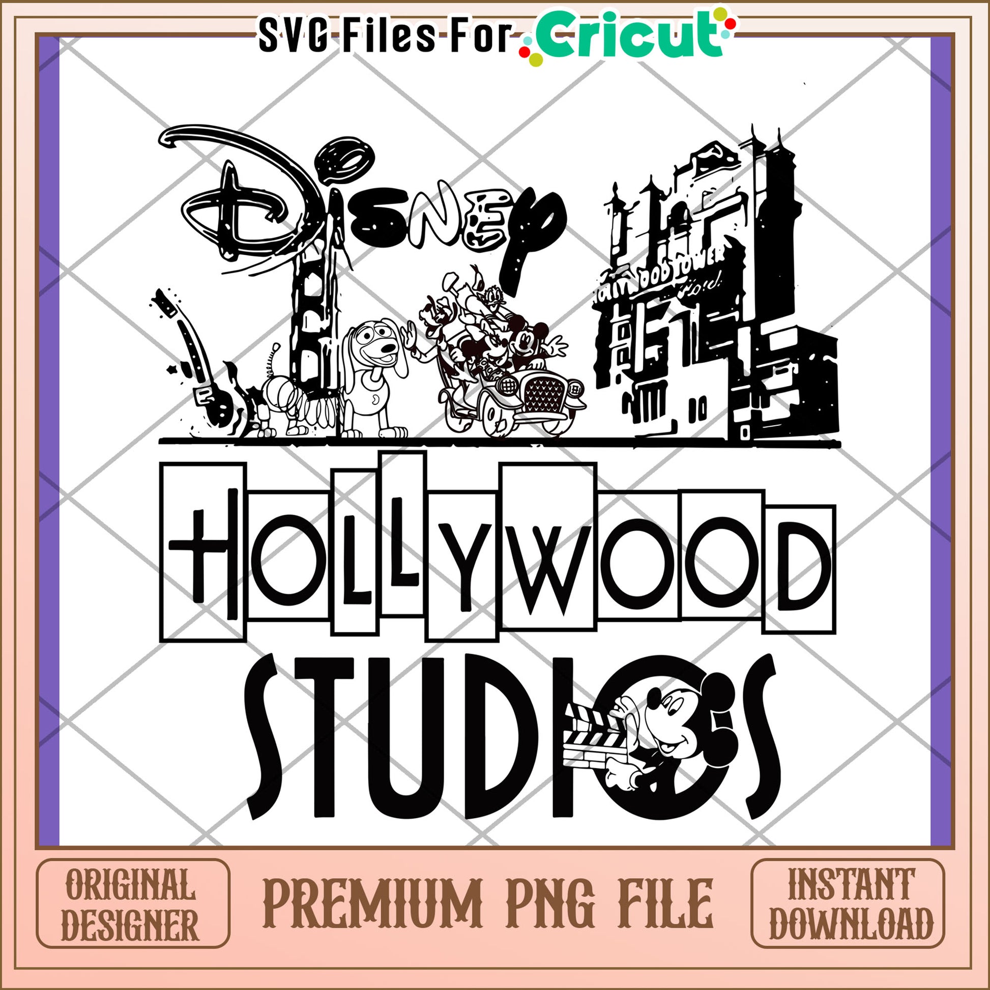 Disney Hollywood Studios PNG Design
